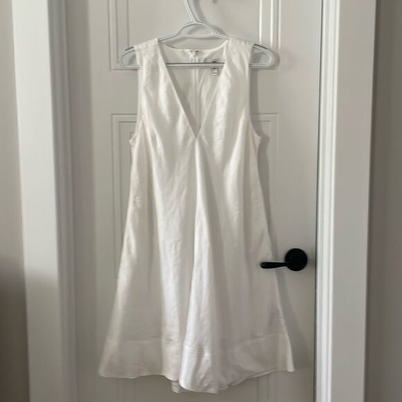 Banana Republic White  Ava Linen Mini Dress - Picture 1 of 7